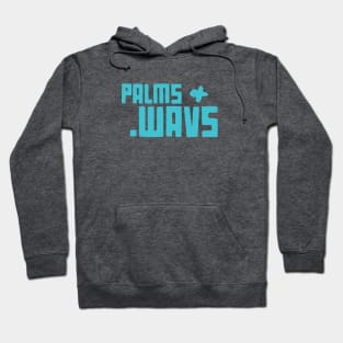 Palms and Wavs Logo Tee 2 - Big Teal Hoodie